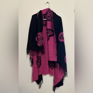 Victoria’s Secret Winter Angel Love Heart Fringe Throw Blanket